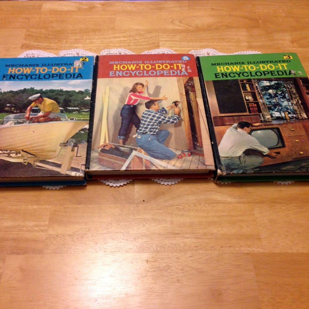 Vintage  how-to books - 1961 Popular Mechanix DIY bundle